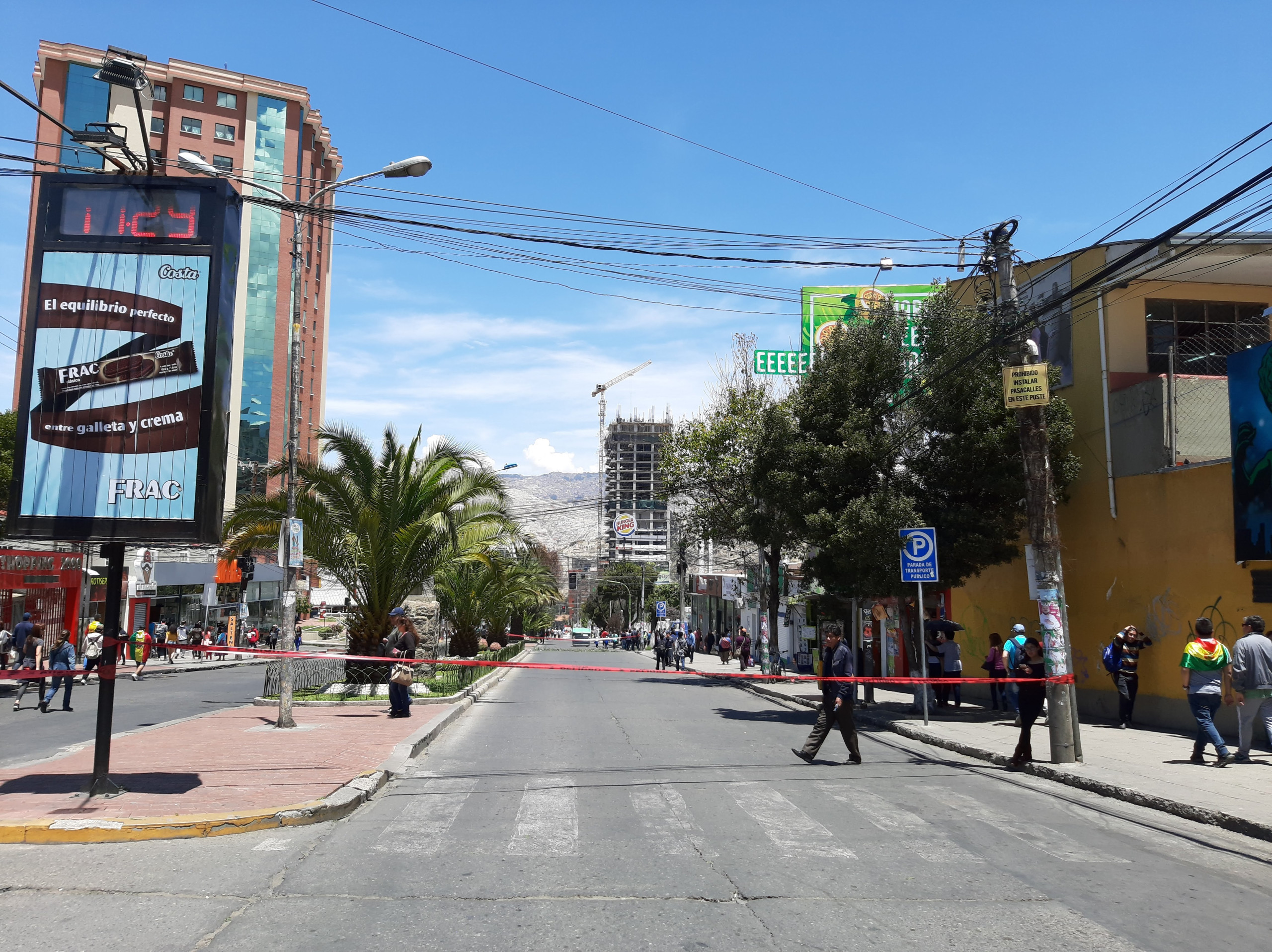 Protest in Bolivia