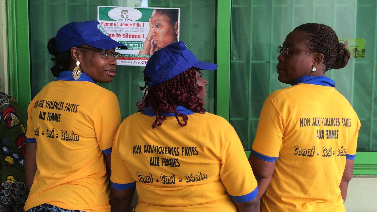 Non aux violences faites aux femmes - message de COSI Benin