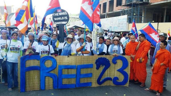23 arbeiders gearresteerd bij acties leefbaar loon Cambodja