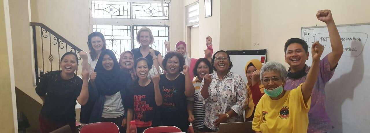 Training in Indonesië.