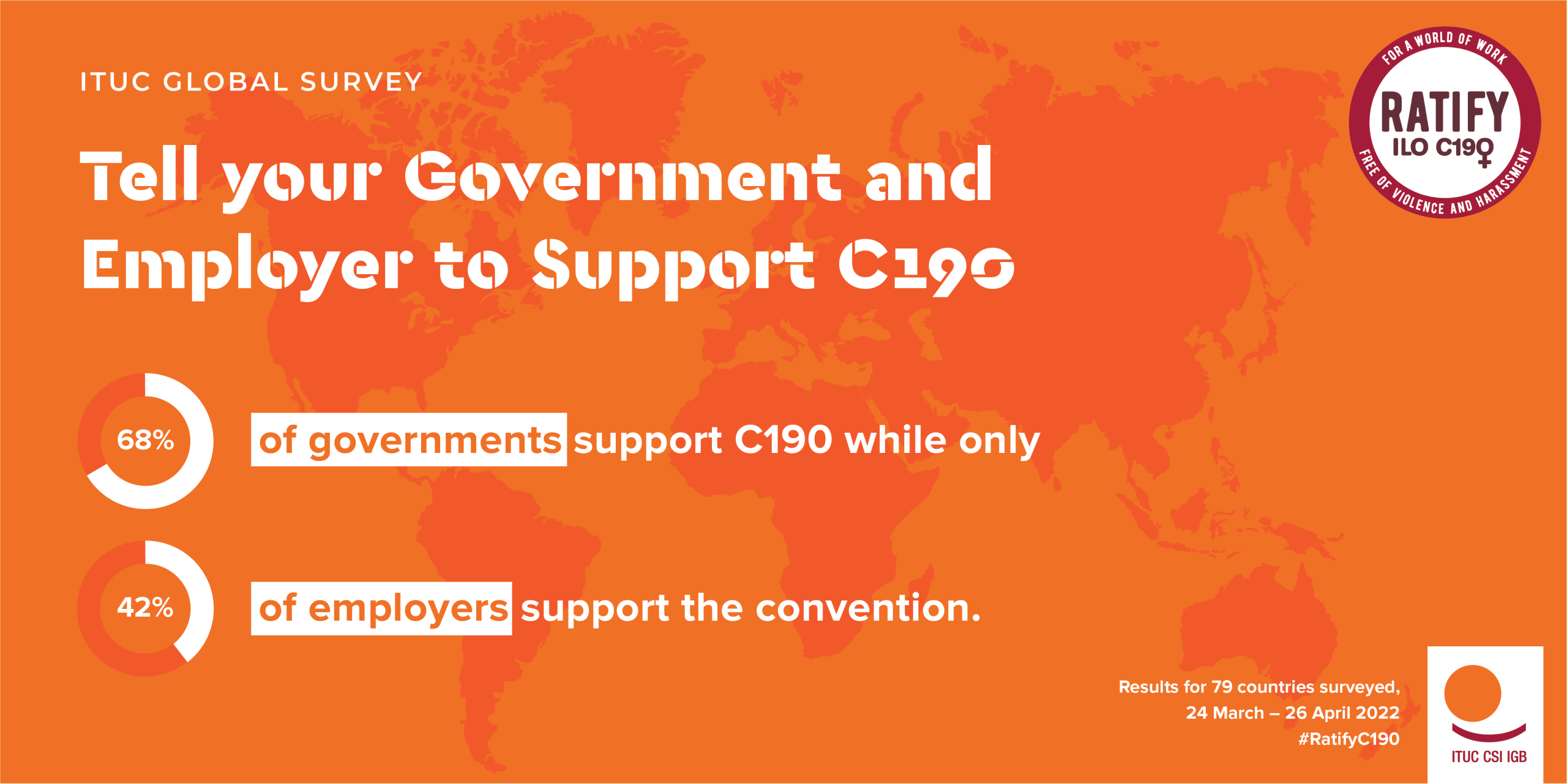 Tell your government and employer to support C190