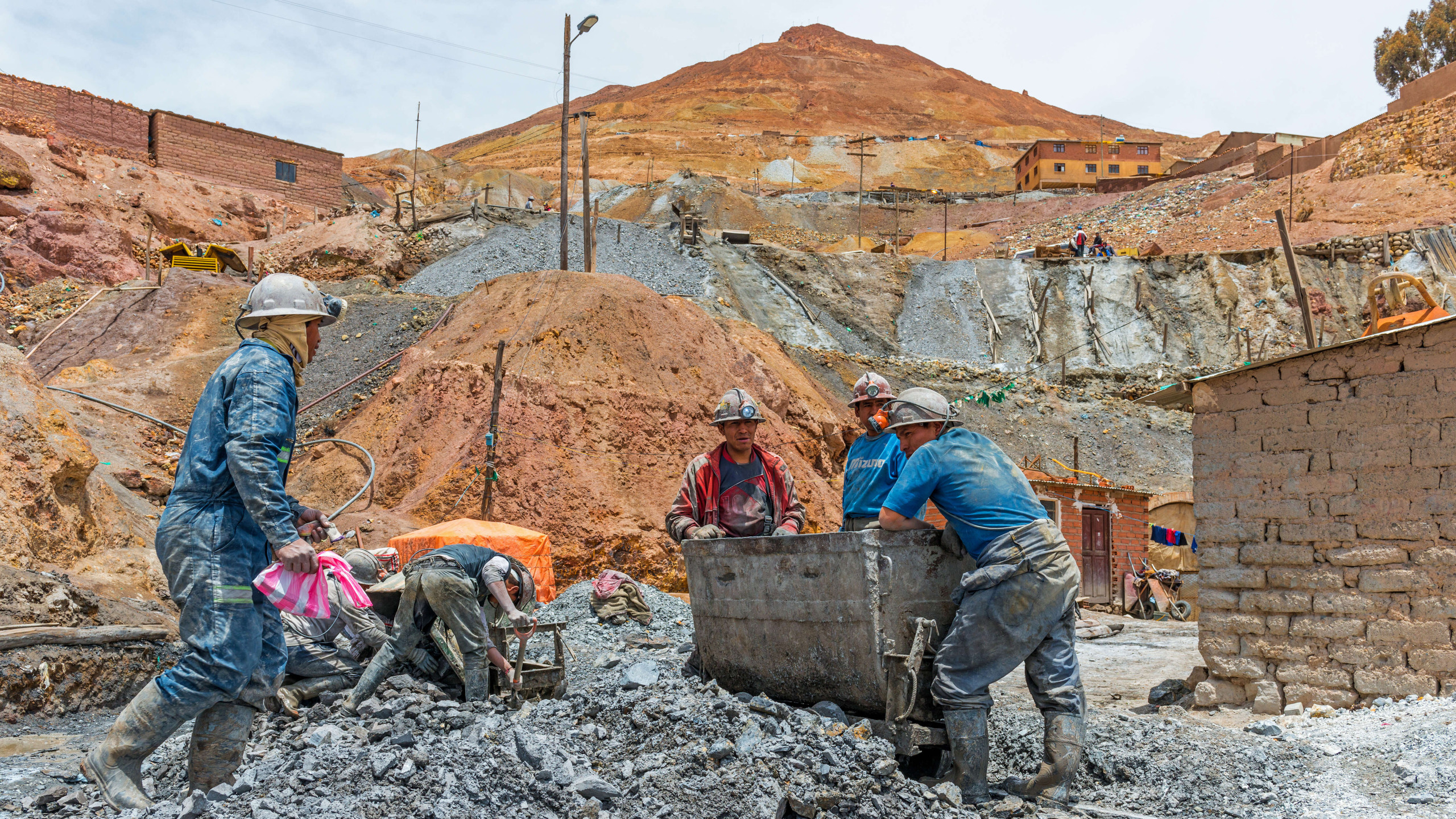 Bolivia mijnwerkers