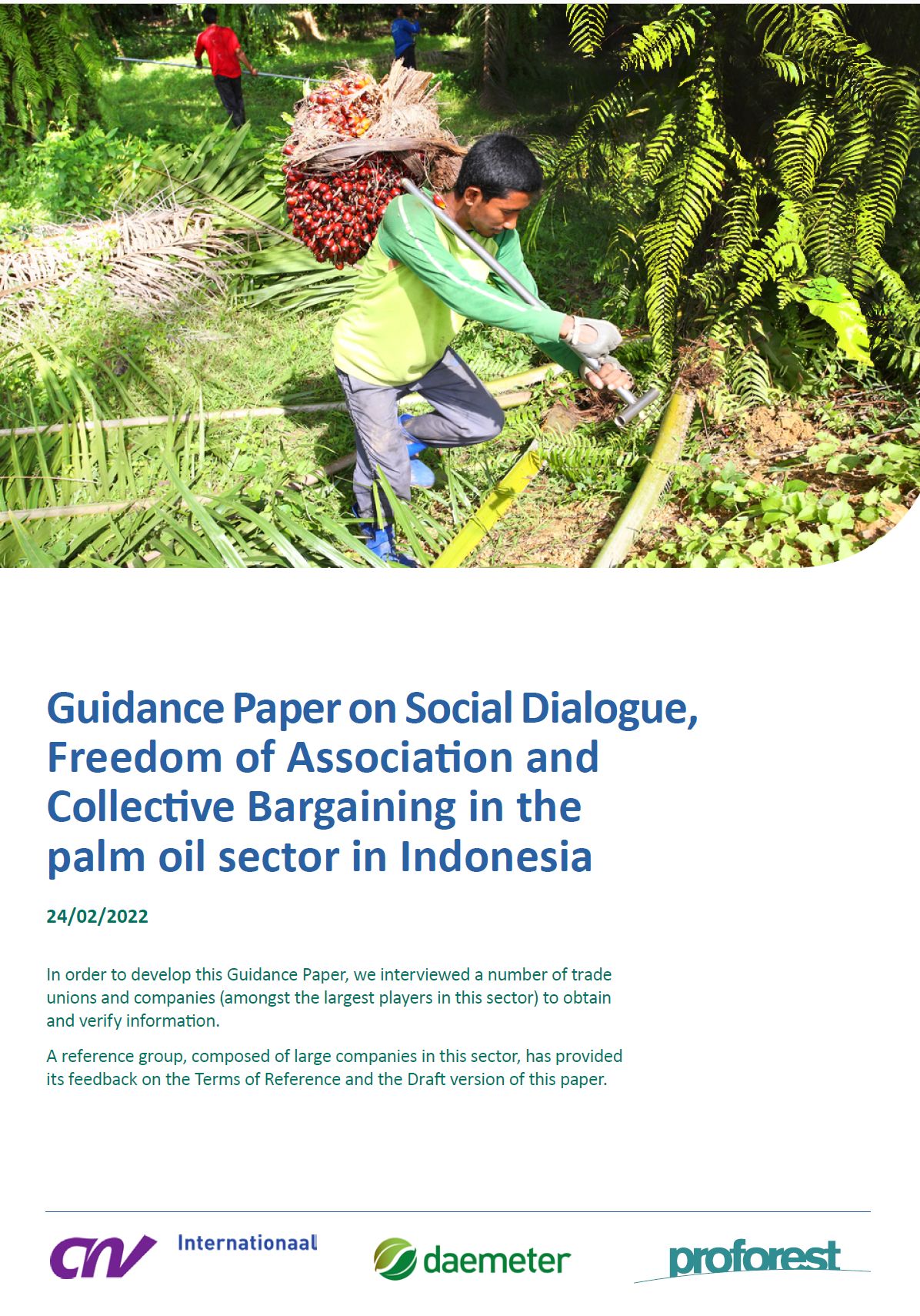 Guidance Paper on Social Dialogue, Freedom of Association and Collective Bargaining in the palm oil sector in Indonesia 