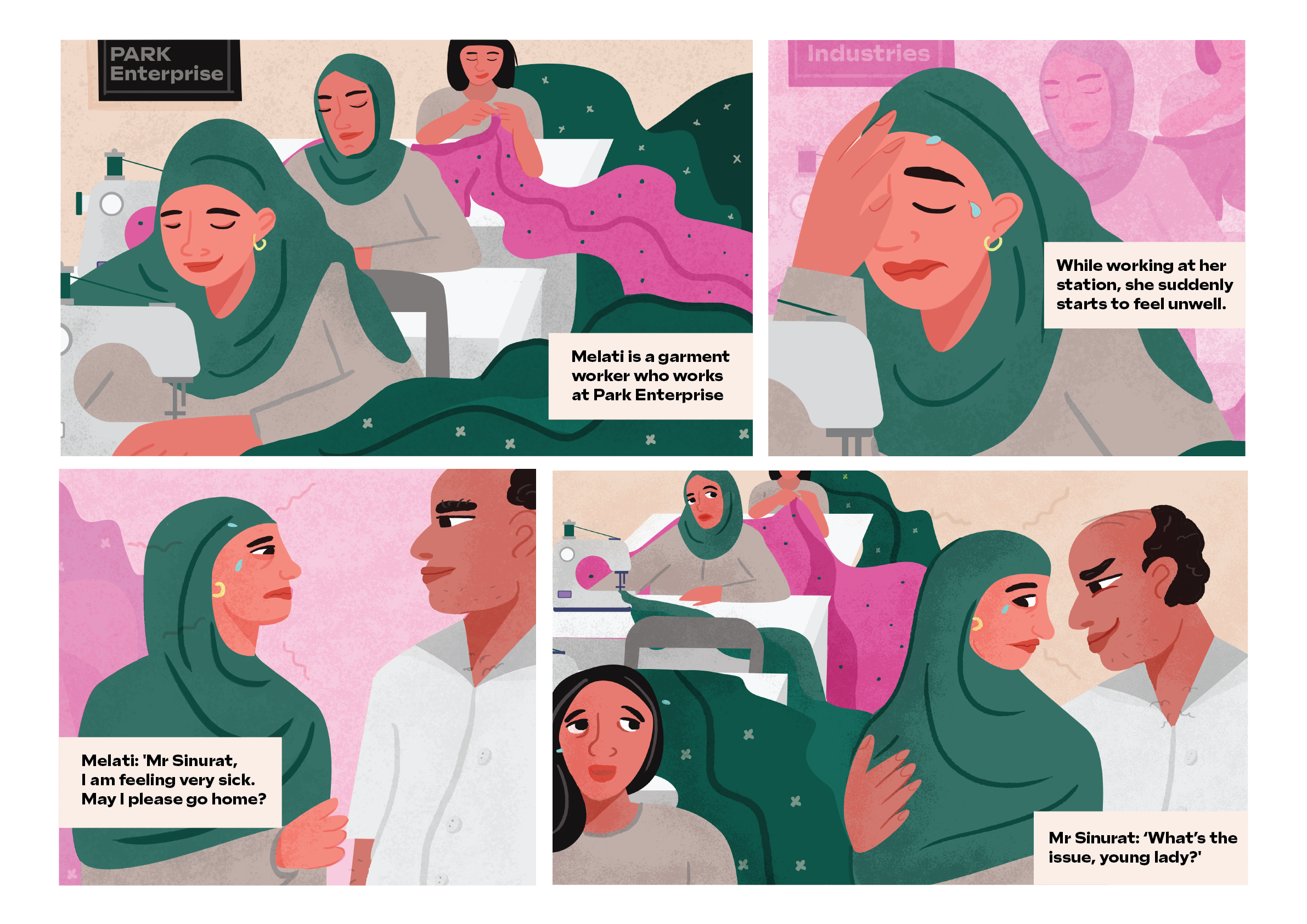 Female garment worker faces sexual harrasment