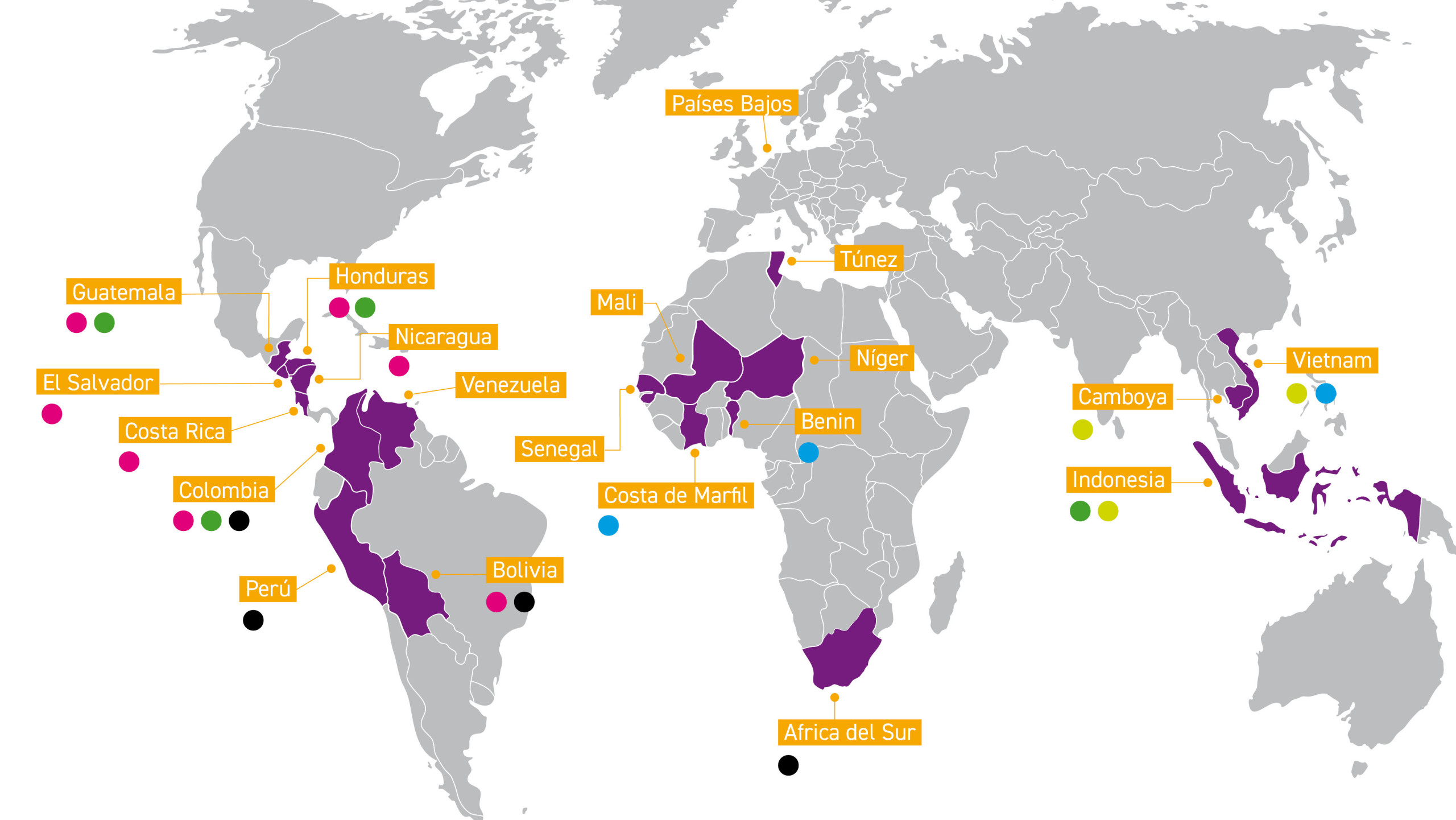 Regiones, paises y cadenas de valor internacionales